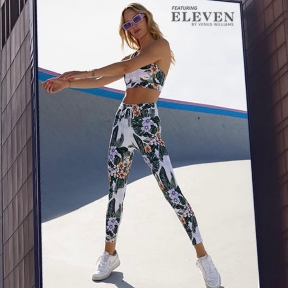 EleVen By Venus Williams | Floral Tennis Sporty Tropicana Leggings | XS